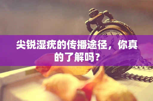 尖锐湿疣的传播途径，你真的了解吗？