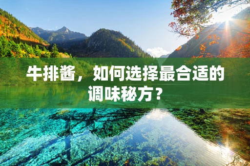 牛排酱，如何选择最合适的调味秘方？